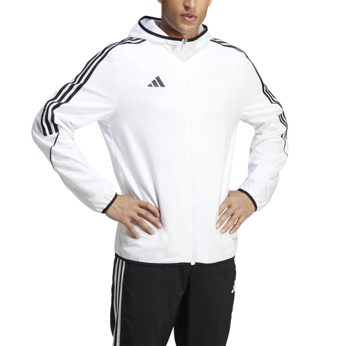 

adidas Mens adidas Tiro 23 L Windbreaker - Mens White/Black Size S