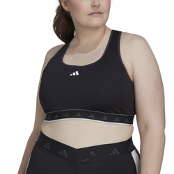 Women's - adidas Plus Sized Power Training Top - Black/White