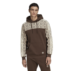Men's - adidas Originals Random Trefoil Hoodie - Brown