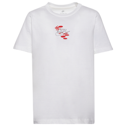 Boys' Grade School - Nike Graphic T-Shirt - White/Red