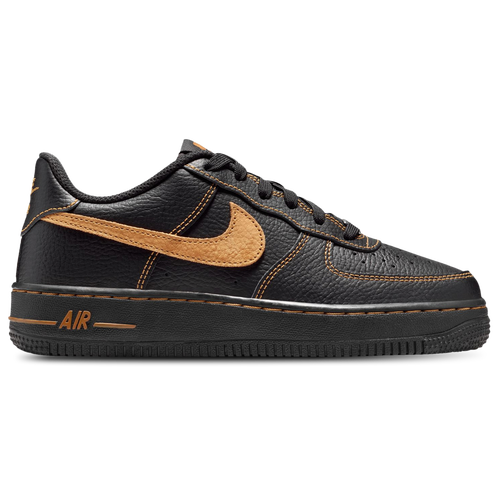 BOYS - Nike Air Force 1 Colors - Black/Desert Orche