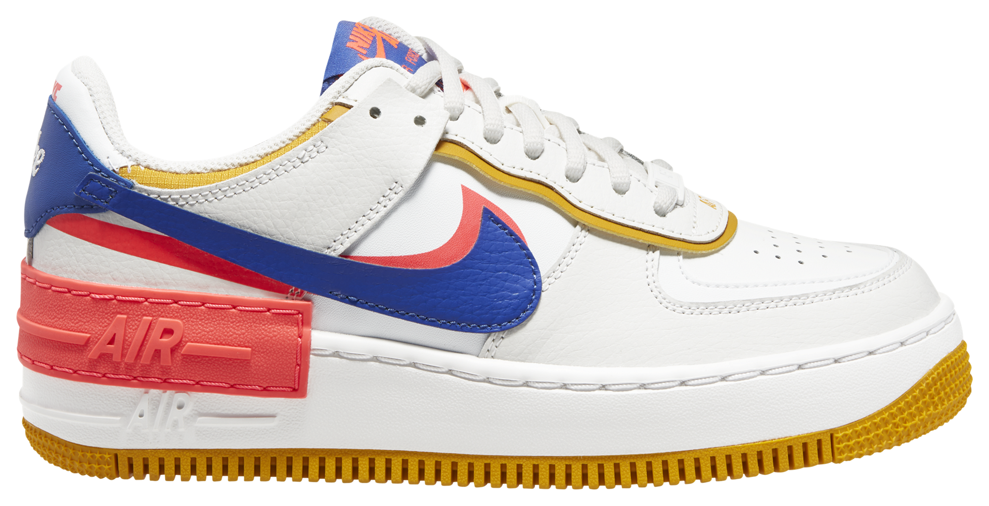 red white and navy blue air force ones