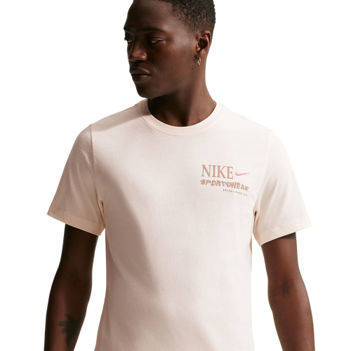 Nike Club Spring B Short Sleeve T-Shirt - Nike Tan/Pink
