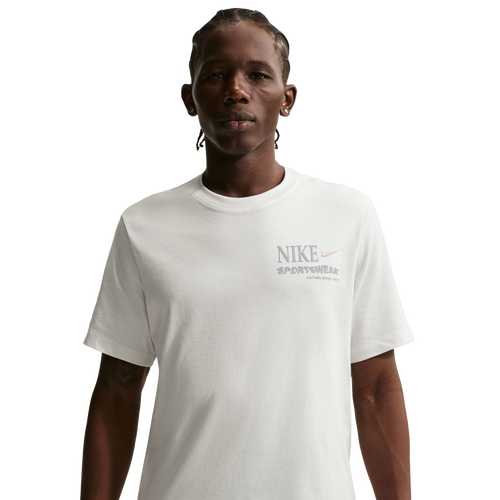  - Nike Club Spring B Short Sleeve T-Shirt - Gray/White