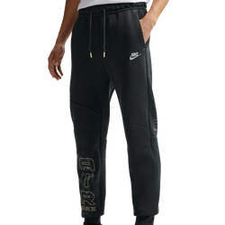 Men's - Nike Tech Fleece Joggers - Black/Volt