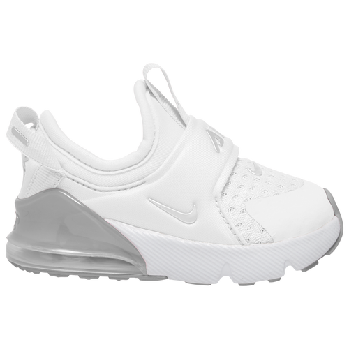 

Girls Nike Nike Air Max 270 RT - Girls' Toddler Shoe White/White/Silver Size 06.0