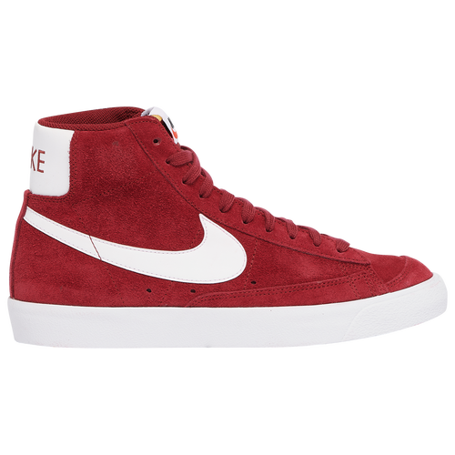 

Nike Mens Nike Blazer Mid '77 Suede - Mens Basketball Shoes White/Red Size 14.0