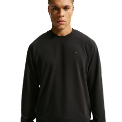 Men's - Nike Df UV Primary Nano LS Crew - Black/Black