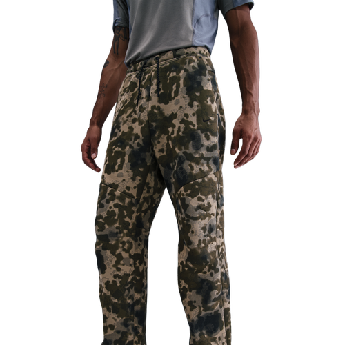  - Nike Tech Fleece Open Hem Camo Pant - Neutral Olive/Black