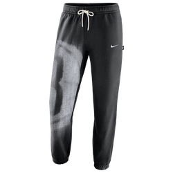 Men's - Nike Nets Basketball Fleece Icon Pants - Black/White