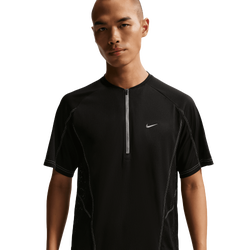 Men's - Nike Dri-FIT Retro Short Sleeve T-Shirt - Black/Black
