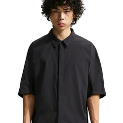 Men's - Nike Drifit Tech Helios Sun SS Shirt - Black/Black/Black