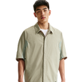 Nike Drifit Tech Helios Sun SS Shirt - Nike Spruce Fog/Light Pumice Black