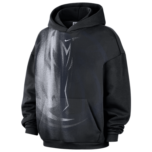  - Nike Mavericks Basketball Icon Hoodie - Black/White