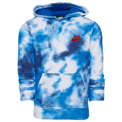Boys' Preschool - Nike Club Fleece All Over Print Hoodie - Multicolor/Red