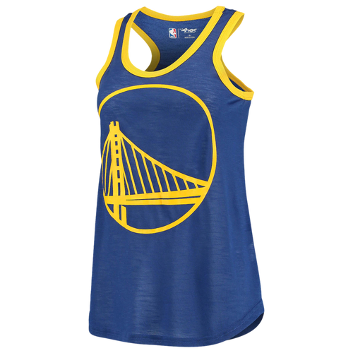 

G-III Womens Golden State Warriors G-III Warriors 4Her Carl Banks Showdown Burnout Tank - Womens Royal/Royal Size M