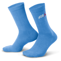 Men's - Jordan Everyday Crew Socks - White/University Blue/University Red