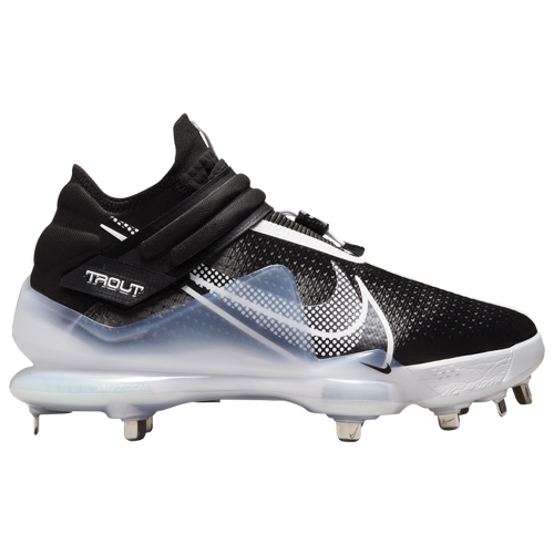 Nike Force Zoom Trout 7 - Men's Metal Cleats Shoes - Black / White / Dynamic Turquoise - CI3134-005