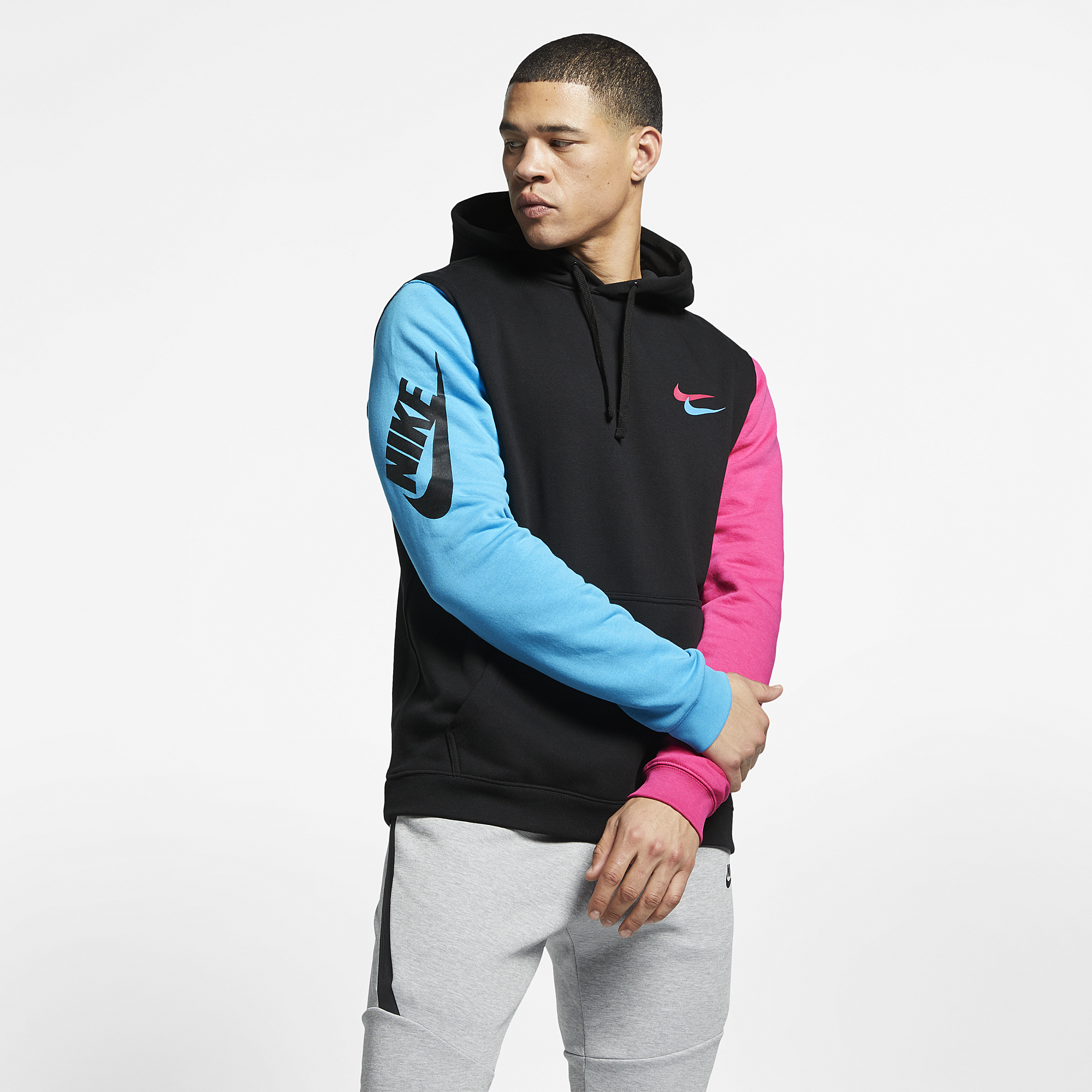 men's nike sportswear city brights hoodie