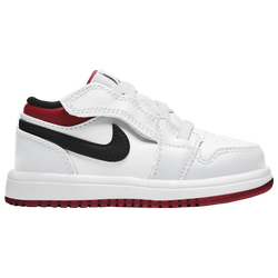 Boys' Toddler - Jordan AJ 1 Low - White/Gym Red/Black