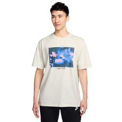 Men's - Nike NSW Beauty Air Long Sleeve T-Shirt - White/Blue