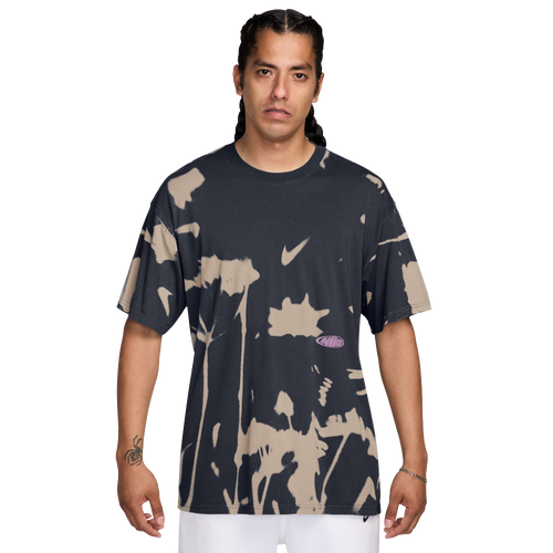 MENS - Nike NSW Floral Loose edition T-Shirt - Beige/Gray