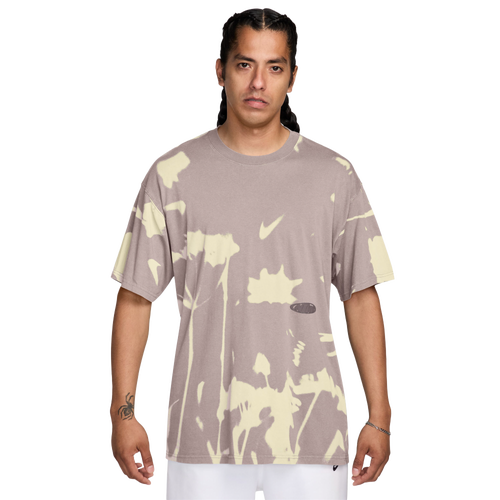 Nike Mens NSW Floral Loose edition T-Shirt - - Particle Rose / Coconut Milk Size XL