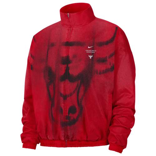 MENS - Nike NBA Dri-FIT GM Woven Loud Jacket - University Red/Black