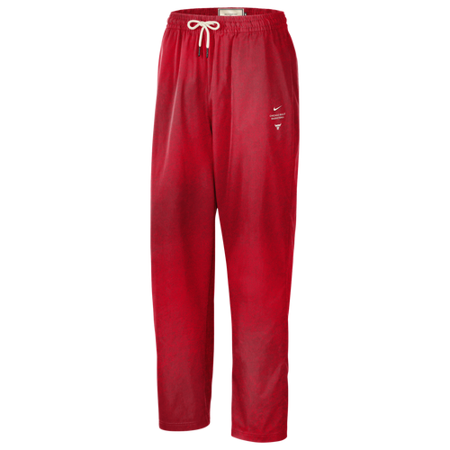 Nike Mens NBA Dri-FIT GM Woven Loud Pants - University Red/Black Size XXL