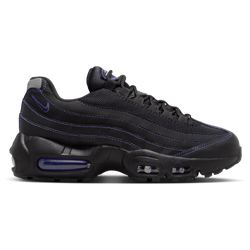 Boys' Grade School - Nike Air Max 95  - Black/Persian Violet/Grey