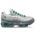 Nike Air Max 95 BB Leather - Boys' Grade School Smoke Grey/Malachite/Black