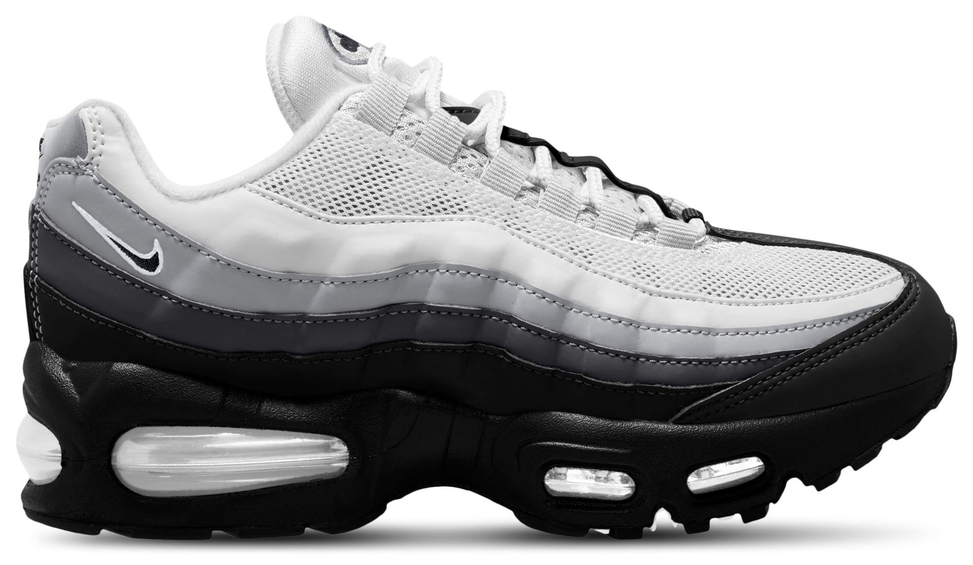 Nike Air Max 95 ブラック/グレー/ホワイト Nike Air Max 95 - Boys' Grade School | Kids Foot Locker