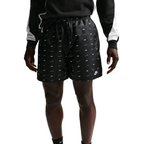Nike Club Woven Flow AOP Shorts CTB - Nike White/Black