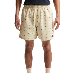 Men's - Nike Club Woven Flow AOP Shorts CTB - Obsidian/Lt Khaki