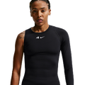 Nike A'Ja Dri-FIT A'Symmetric Long Sleeve Top - Nike Black/White