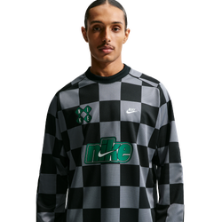 Men's - Nike Club Goalie Top Away - Smoke Grey/Malachite/Black