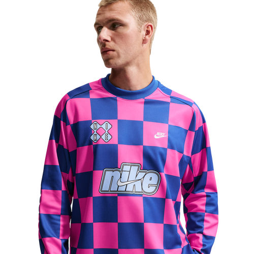 MENS - Nike Club Goalie Top Away - Game Royal/Hydrogen Blue Pinksicle