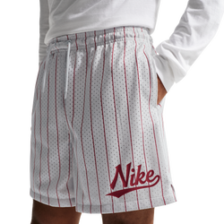 Men's - Nike Club BB AMSP Flow Short - Photon Dust/Team Crimson