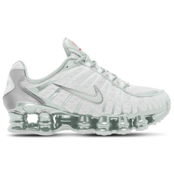 Boys' Grade School - Nike Shox TL - White/White