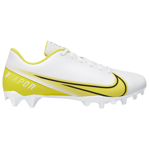 Nike Vapor Edge Varsity - Men's Molded Cleats Shoes - White / Optic Yellow / Black - CI4756-103