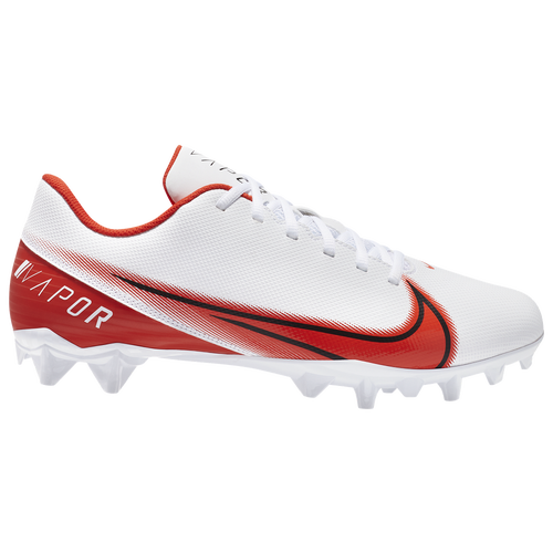 Nike Vapor Edge Varsity - Men's Molded Cleats Shoes - White / Team Orange / Black - CI4756-104