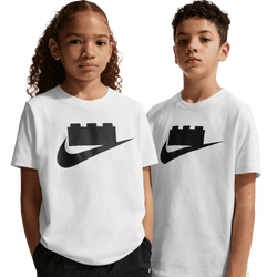 Boys' Grade School - Nike Lego Color Logo T-Shirt - Black/White