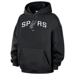 Men's - Nike Spurs Wordmark Standard Issue Hoodie - Black
