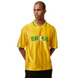 Men's - Jordan Brasil Polo Top - Varsity Maize/Varsity Maize