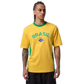 Jordan Brasil Short Sleeve T-Shirt - Jordan Varsity Maize/Lucky Green