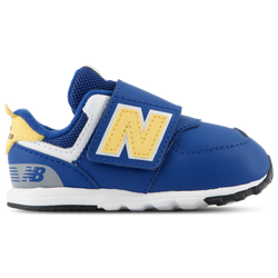 Boys' Toddler - New Balance 574 NEW-B Hook & Loop - Clementine/Atlantic Blue