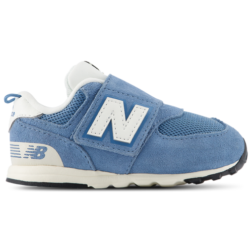 New Balance 574 NEW-B Hook & Loop - New Balance Heron Blue/Sea Salt