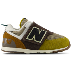 Boys' Toddler - New Balance 574 NEW-B Hook & Loop - Basil Oil/Black Coffee