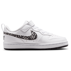 Boys' Preschool - Nike Court Borough PRT - White/Black