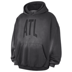 Men's - Nike Atlanta Hawks Wash Hoodie - Gray